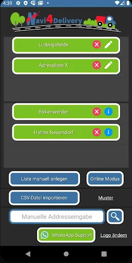 Navi4Delivery डाउनलोड करें – रूट प्लानिंग और नेविगेशन - Screenshot 9