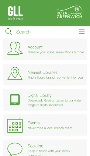 Royal Greenwich Libraries ऐप डाउनलोड करें – लाइब्रेरी एक्सेस - Screenshot 7