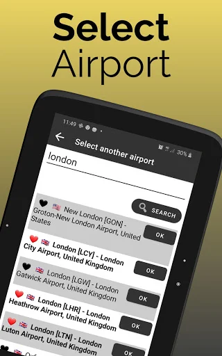 Leeds Bradford Airport Flights डाउनलोड करें – रियल-टाइम उड़ान अपडेट - Screenshot 15