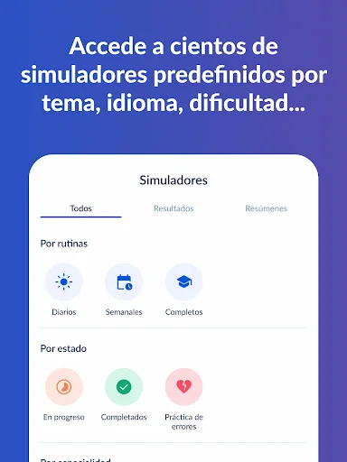 Gliamediq: Simulador ENARM डाउनलोड करें – चिकित्सा परीक्षा की तैयारी - Screenshot 12