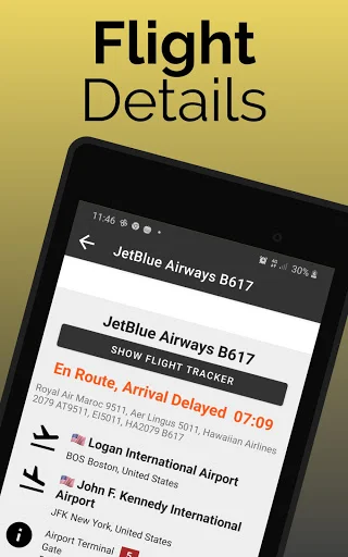 Leeds Bradford Airport Flights डाउनलोड करें – रियल-टाइम उड़ान अपडेट - Screenshot 11
