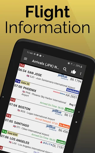 Christchurch Airport Flights डाउनलोड करें – लाइव उड़ान स्थिति और अपडेट - Screenshot 13