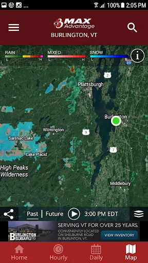 WCAX WEATHER डाउनलोड करें – सटीक स्थानीय मौसम पूर्वानुमान - Screenshot 4