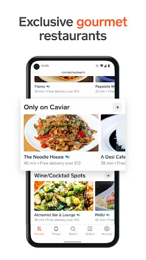 Caviar – Order Food Delivery डाउनलोड करें – प्रीमियम रेस्तरां भोजन - Screenshot 5