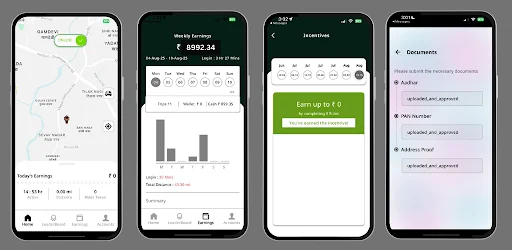 Traker – Partners Driver App डाउनलोड करें – डिलीवरी और राइड्स - Screenshot 1