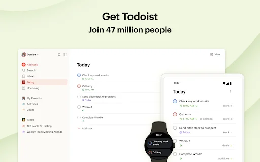 Todoist for Gmail डाउनलोड करें – अपना ईमेल व्यवस्थित करें - Screenshot 3