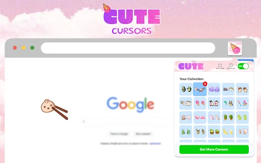 Custom Cursor for Chrome डाउनलोड करें – 2000+ स्टाइलिश कर्सर मुफ्त - Screenshot 1