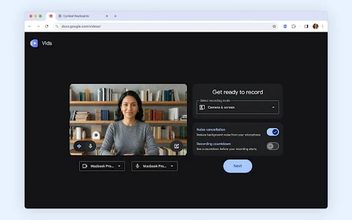 Google Vids Screen Recorder डाउनलोड करें – स्क्रीन रिकॉर्डिंग टूल - Screenshot 1
