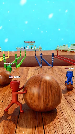 Snow Race 3D डाउनलोड करें – मजेदार स्नोबॉल रेसिंग गेम का आनंद लें - Screenshot 5