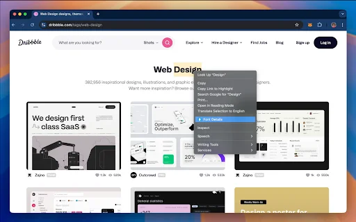 Font Picker डाउनलोड करें – किसी भी वेबसाइट के फॉन्ट की जानकारी पाएं - Screenshot 3