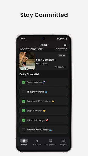 Rate My Physique डाउनलोड करें – अपना बॉडी ट्रांसफॉर्मेशन ट्रैक करें - Screenshot 7