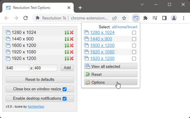 Resolution Test डाउनलोड करें – वेब रिस्पॉन्सिव डिज़ाइन टेस्टिंग टूल - Screenshot 2
