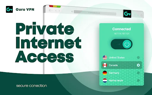 Free Privacy Connection – VPN Guru डाउनलोड करें – तेज़ और सुरक्षित - Screenshot 1