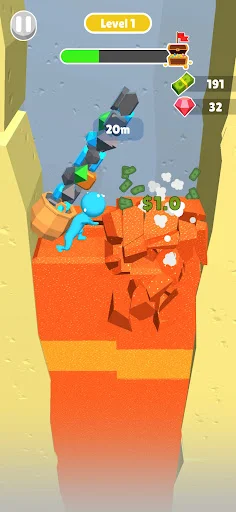 Dig Gem Mining डाउनलोड करें – खजाने की खोज का रोमांचक गेम - Screenshot 10