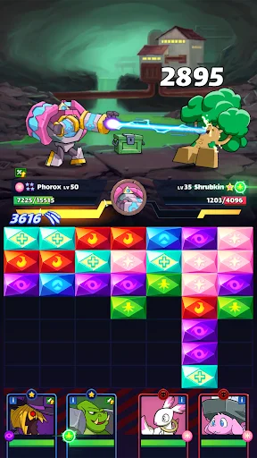 Mana Monsters डाउनलोड करें – एपिक पहेली और आरपीजी गेम - Screenshot 1
