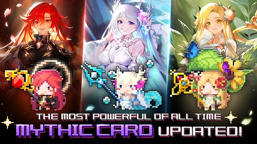Triple Fantasy: Card RPG डाउनलोड करें – बेहतरीन पिक्सेल आर्ट और रणनीति - Screenshot 1