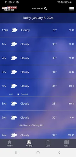 WMTV15 First Alert Weather डाउनलोड करें – सटीक लाइव मौसम अपडेट - Screenshot 2