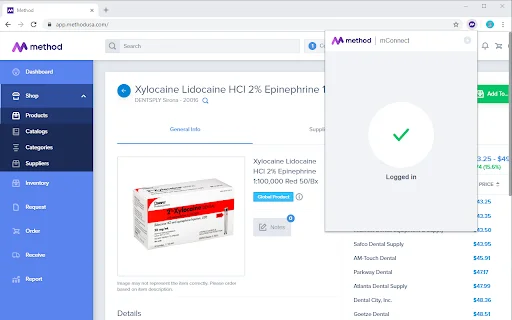 Method mConnect Extension डाउनलोड करें – डेंटल प्रैक्टिस के लिए बेस्ट टूल - Screenshot 1