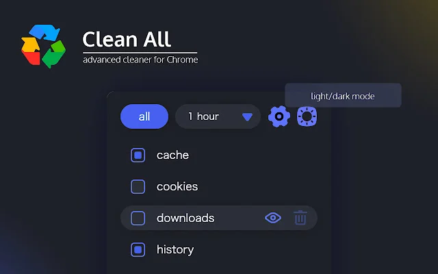 Clean All: Chrome History & Cache Cleaner डाउनलोड करें – तेज़ ब्राउज़िंग - Screenshot 2