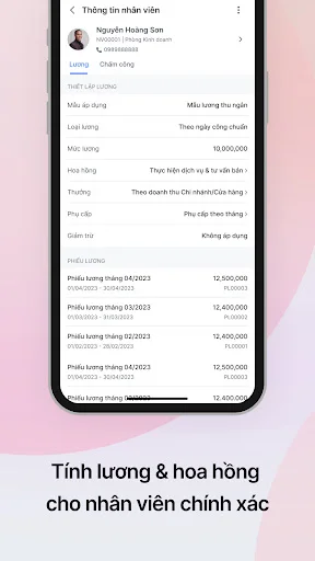 KiotViet Salon डाउनलोड करें – ग्राहकों के लिए अपॉइंटमेंट मैनेजमेंट - Screenshot 4