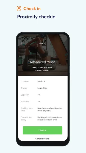 Clubworx डाउनलोड करें – जिम प्रबंधन और क्लाइंट शेड्यूलिंग ऐप - Screenshot 1