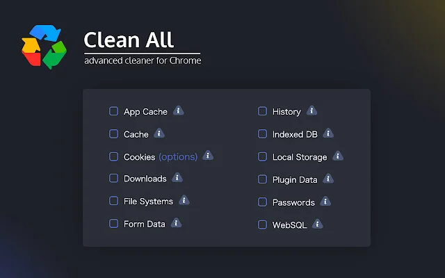 Clean All: Chrome History & Cache Cleaner डाउनलोड करें – तेज़ ब्राउज़िंग - Screenshot 3