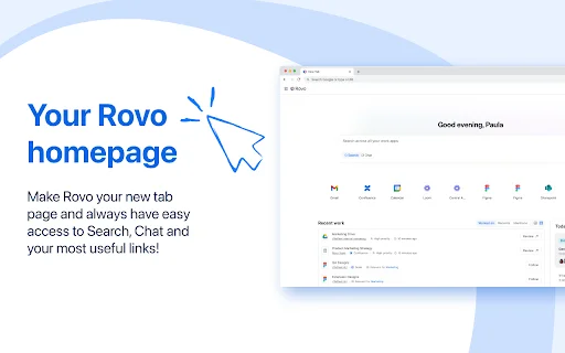 Rovo Chrome Extension डाउनलोड करें – Atlassian AI सर्च और चैट - Screenshot 1