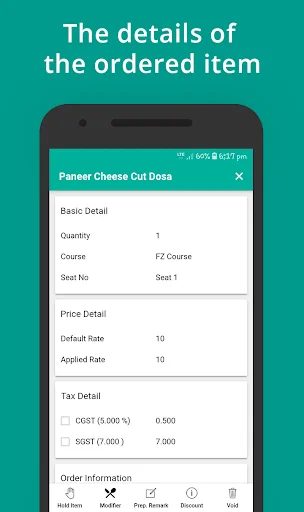 RapidServe – eZee Optimus डाउनलोड करें – रेस्टोरेंट ऑर्डर मैनेजमेंट - Screenshot 6