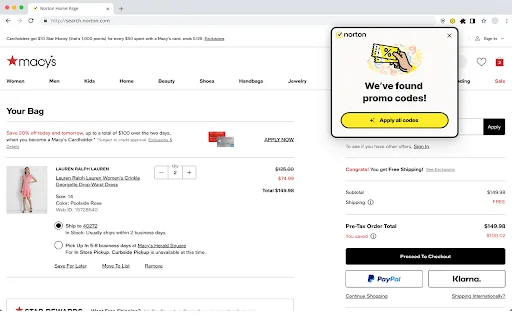 Norton Coupons डाउनलोड करें – ऑनलाइन शॉपिंग पर पाएं बेस्ट डिस्काउंट - Screenshot 1