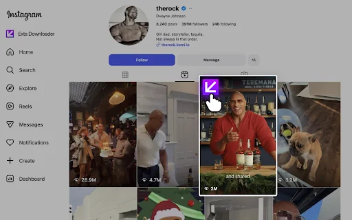 Exta: Instagram Downloader – Instagram Reels, Stories और Photos डाउनलोड करें - Screenshot 1