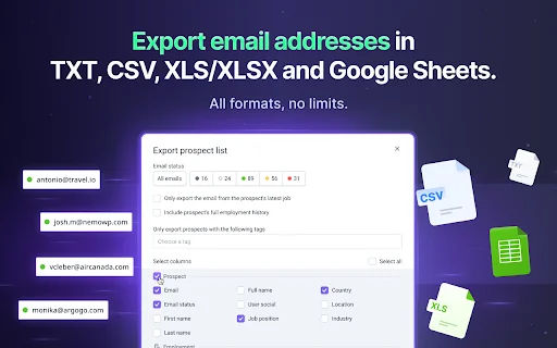 LI Prospect Finder डाउनलोड करें – LinkedIn से लीड्स निकालें - Screenshot 2