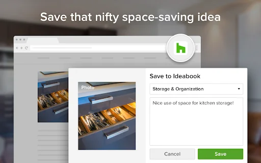 Houzz Save Button डाउनलोड करें – होम डिज़ाइन आइडिया सेव करें - Screenshot 4