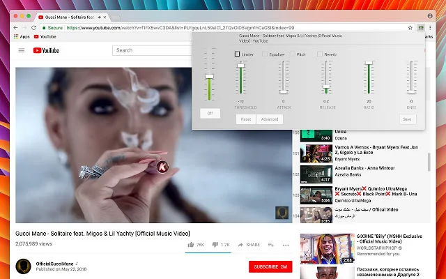 Audio Equalizer डाउनलोड करें – सर्वश्रेष्ठ ब्राउज़र साउंड बूस्टर - Screenshot 4