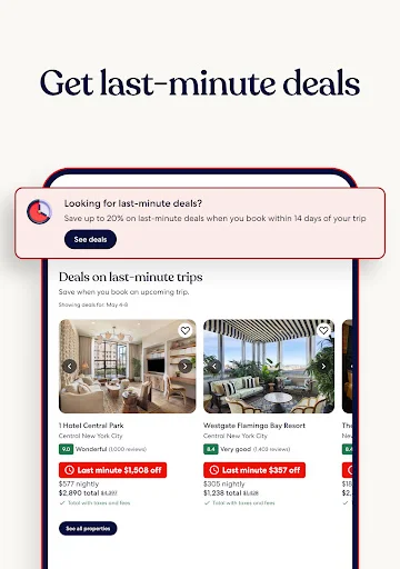 Hotels.com ऐप डाउनलोड करें – सस्ते होटल और ट्रैवल डील्स पाएं - Screenshot 8