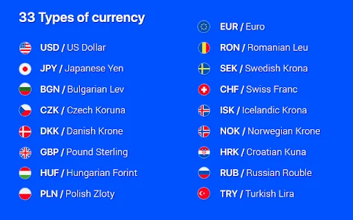 Currency Converter PRO डाउनलोड करें – तेज़ और सटीक मुद्रा कनवर्टर - Screenshot 5
