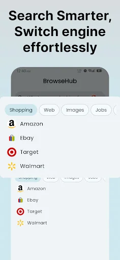 Browsehub: Private Browser डाउनलोड करें – 150+ सर्च इंजन, तेज़ और सुरक्षित - Screenshot 11