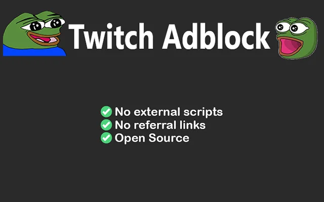 Twitch Adblock डाउनलोड करें – Twitch पर विज्ञापन ब्लॉक करें - Screenshot 1