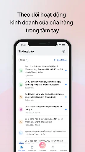 KiotViet Salon डाउनलोड करें – ग्राहकों के लिए अपॉइंटमेंट मैनेजमेंट - Screenshot 5