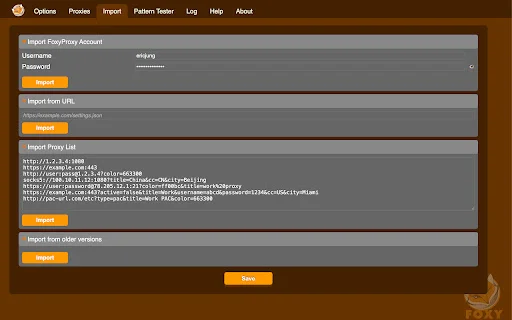 FoxyProxy Basic डाउनलोड करें – बेहतरीन प्रॉक्सी मैनेजमेंट टूल - Screenshot 4