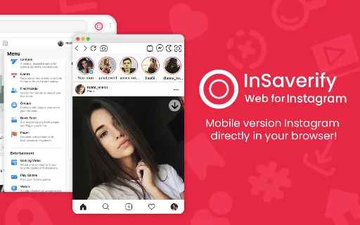InSaverify डाउनलोड करें – Instagram के लिए बेस्ट ब्राउज़र एक्सटेंशन - Screenshot 1