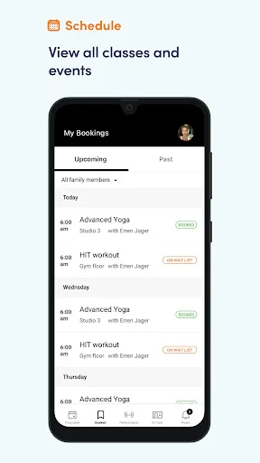 Clubworx डाउनलोड करें – जिम प्रबंधन और क्लाइंट शेड्यूलिंग ऐप - Screenshot 5