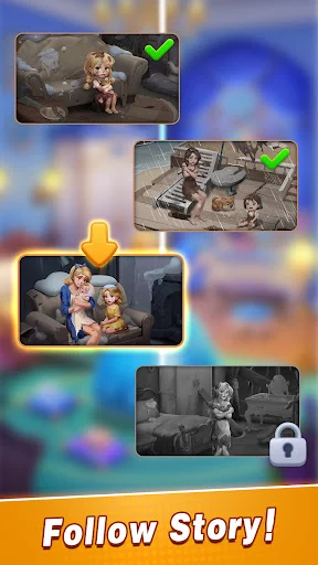 Wood Sort: Story Match Puzzle डाउनलोड करें – मजेदार कलर पज़ल गेम - Screenshot 4