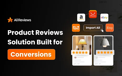 Ali Reviews डाउनलोड करें – Temu और eBay से कस्टमर रिव्यू इम्पोर्ट करें - Screenshot 1