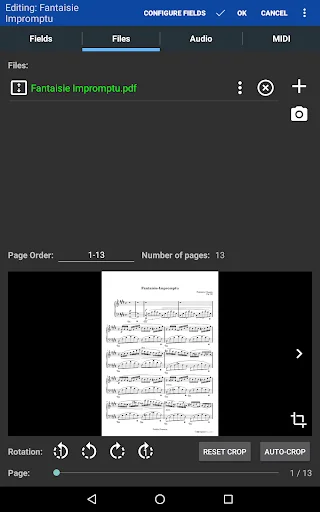 MobileSheets Trial डाउनलोड करें – संगीतकारों के लिए बेहतरीन शीट म्यूजिक व्यूअर - Screenshot 5
