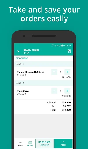 RapidServe – eZee Optimus डाउनलोड करें – रेस्टोरेंट ऑर्डर मैनेजमेंट - Screenshot 5