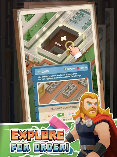 IDLE MAD HOUSE TYCOON डाउनलोड करें – क्रेज़ी हॉस्पिटल गेम - Screenshot 10