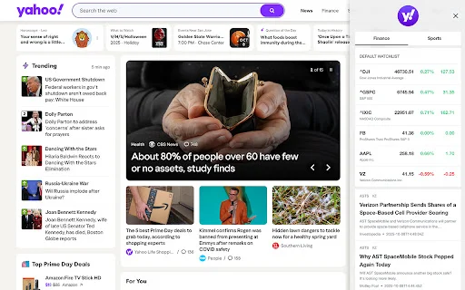 Yahoo Homepage डाउनलोड करें – ताज़ा समाचार और अपडेट्स पाएं - Screenshot 1