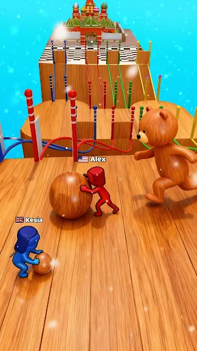 Snow Race 3D डाउनलोड करें – मजेदार स्नोबॉल रेसिंग गेम का आनंद लें - Screenshot 12