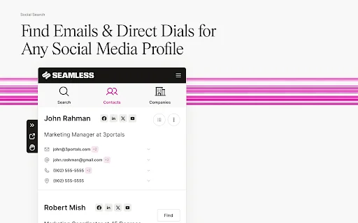 Seamless.AI डाउनलोड करें – सेल्स प्रॉस्पेक्टिंग और लीड जनरेशन टूल - Screenshot 2