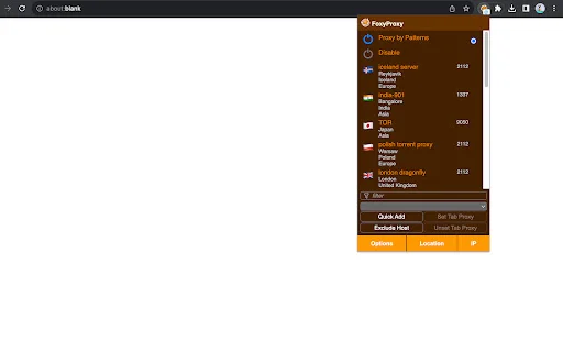 FoxyProxy Basic डाउनलोड करें – बेहतरीन प्रॉक्सी मैनेजमेंट टूल - Screenshot 2
